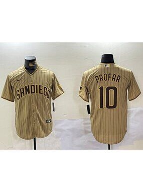 Jurickson Profar Tan Stitched Jersey